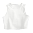 thumbnail image 3 of Letimco Breathable Soft Casual Sleeveless Deep Round Neck Tank Top for Women - Solid Color for Home Daily Summer, 3 of 7