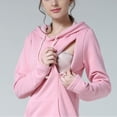 thumbnail image 4 of Breaise Womens Breastfeeding Sweatshirt Slim Nursing Hoodie Sweatshirt Long Sleeves Breastfeeding Maternity Tops Casual Clothes, 4 of 8