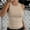 Khaki, variant on sleeveless tops for women long tank tops for women cotton shirts for women tank top for women strapless shirt Womens Sleeveless Racerback High Neck Casual Basic Cotton Ribbed Tank Top Gray 2XL