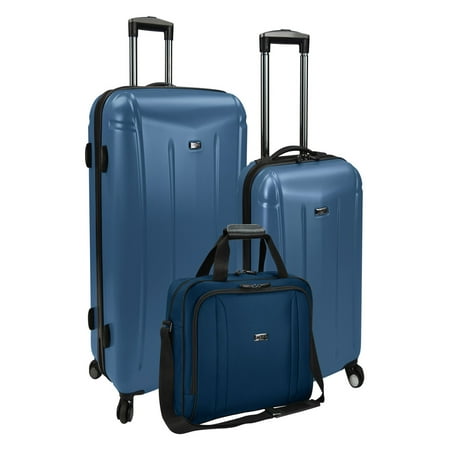 U S Traveler Us Hytop 3 Piece Hybrid Luggage Set U S Traveler Us Hytop 3 Piece Hybrid Luggage Set