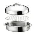 thumbnail image 4 of Olla para asar pescado al vapor, 16 pulgadas, utensilios de cocina, olla para pasta portátil doble A, 4 of 9