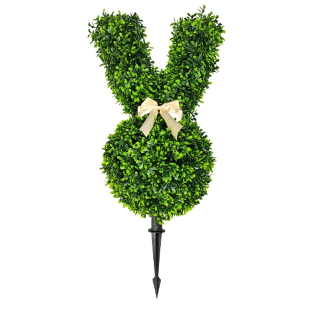 Yingyy Weather Resistant Garden Bunny Plug For Indoor is for And Outdoor Green Rabbit Shape