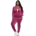 thumbnail image 1 of White Mark Ensemble de Survêtement en Velours pour Femmes, 2 Pcs, 1 of 6