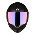 thumbnail image 6 of 1Storm Motorcycle Full Face Helmet DOT Adults Street Bike Dual Visor Sun Inner Shield with One Extra Clear Shield: HJAH15 Tinted Matt Black, 6 of 7