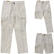 Timberland Men's Ivanhoe Lake Cargo Hiking Pants To Zip-Off Shorts (38 X32, Off White)