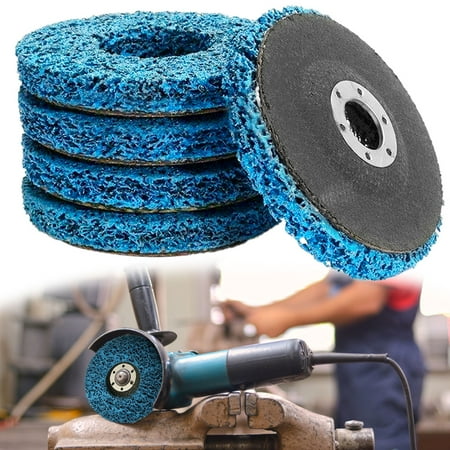 

THRENS 5Pcs Grinding Sanding Flap Discs Wheel 125mm 5 Paint Rust Removal Grit Dustless Sandpaper Disc Set Flap Disc Strip Disc Durable Rust Removal Grit for Angle Grinder Clean Welds