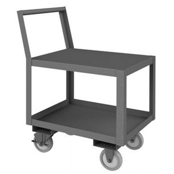 Durham LDO-183236-2-95 36 in. Low Deck Service Truck, Gray - 1200 lbs