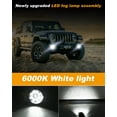 thumbnail image 4 of Pair Fog Lights Lamp Left & Right Side Fit Toyota RAV4 Camry Yaris Lexus LX570, 4 of 10