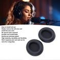 thumbnail image 4 of Coussinets de rechange en cuir protéiné pour casque Anker Soundcore Life Q30 Q35 Q30 BT Q35 BT, bleu foncé, 4 of 5