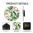thumbnail image 5 of YladaFaie 10 Inch Flamingos Wall Clock Silent Round Wall Clocks Battery Operated Non Ticking Creative Decorative Clock Animal Clocks Kitchen Dining Room Unique Gifts Presents for Birthday, 5 of 7