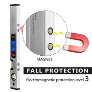 Digital Angle 400mm Digital Protractor Angle Finder Electronic Level 360 Degree Inclinometer with Magnets Level Angle Slope Tester Ruler Digital Level