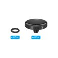 thumbnail image 3 of Uxcell Shutter Release Button Soft Shutter Release Button Copper Camera Shutter Button Concave, Black 4 Pack, 3 of 6
