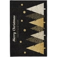 thumbnail image 2 of Addison Rugs Dream Shag Premium Machine Washable Transitional Gold Trees Midnight Rectangle Rug, 5' x 7'6", 2 of 8