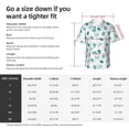 thumbnail image 5 of Pofeuu Sea Turtle Print Hawaiian Shirt for Men Sleeves Casual Button Down Summer Beach Dress Shirts T-Shirts,3X-Large, 5 of 7