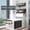 Black - with Hook, variant on Magnetic Paper Towel Holder, 2-in-1 Magnetic Spice Rack with Hooks,Wall Mount Shelf Towel Rack for Refrigerator