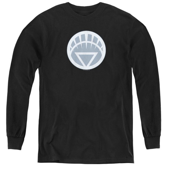 Green Lantern - White Symbol - Youth Long Sleeve Shirt - Small