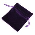 thumbnail image 2 of Bolsa Con Cordón, Bolsa De Tarot De Apariencia Elegante Para Joyería Para Monedas Para Tarjetas Anggrek Púrpura, 2 of 8