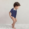 thumbnail image 3 of Rocae Deep Down In The Ocean for Baby Cotton Short-Sleeve Bodysuits for Unisex Onesies Bodysuit-18 Months, 3 of 7