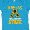 thumbnail image 4 of Inktastic Kansas the Sunflower State Boys or Girls Baby Bodysuit, 4 of 5