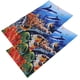 thumbnail image 1 of 2 uds motivo de peces bufanda elástica con protección solar diadema para exteriores protección facial Headwrap #10, 1 of 8