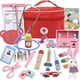 thumbnail image 1 of Children Pretend Play Doctor Educational Toys Wooden Medical Simulation Medicine Chest Set for Kids Role Playing Pretend Games, 1 of 4