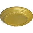 thumbnail image 3 of Ekena Millwork 12 1/2"OD x 1 1/2"P Carlsbad Ceiling Medallion (Fits Canopies up to 7 7/8"), Hand-Painted Rich Gold, 3 of 7