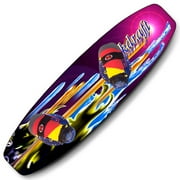 Hydroslide Backdraft Wakeboard With Standard Wrap Bindings