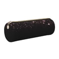 thumbnail image 1 of Disketp Sparkling Pink Night Sky Estuche Organizador de Lápices de Cuero, Estuche de Oficina con Cremallera para Bolígrafo y Lápiz, 1 of 6
