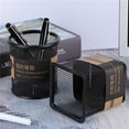 thumbnail image 3 of HBBKVI Pencil Holder, Square Metal Mesh Pen Holder for Home Office, Desk Organizer Makeup Brush Holder, 3 of 5