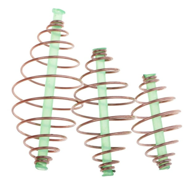 Panier D'alimentation De Pêche 10 Pièces – Mangeoire Carpe En Acier Inoxydable, Ressort Et Cage à Appâts, Solide Et Pratique