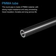 thumbnail image 4 of Acrylic Pipe Clear Rigid Round Tube 3pcs 11mm ID 15mm OD 6" for Lamps and Lanterns, Water Cooling System, 4 of 6
