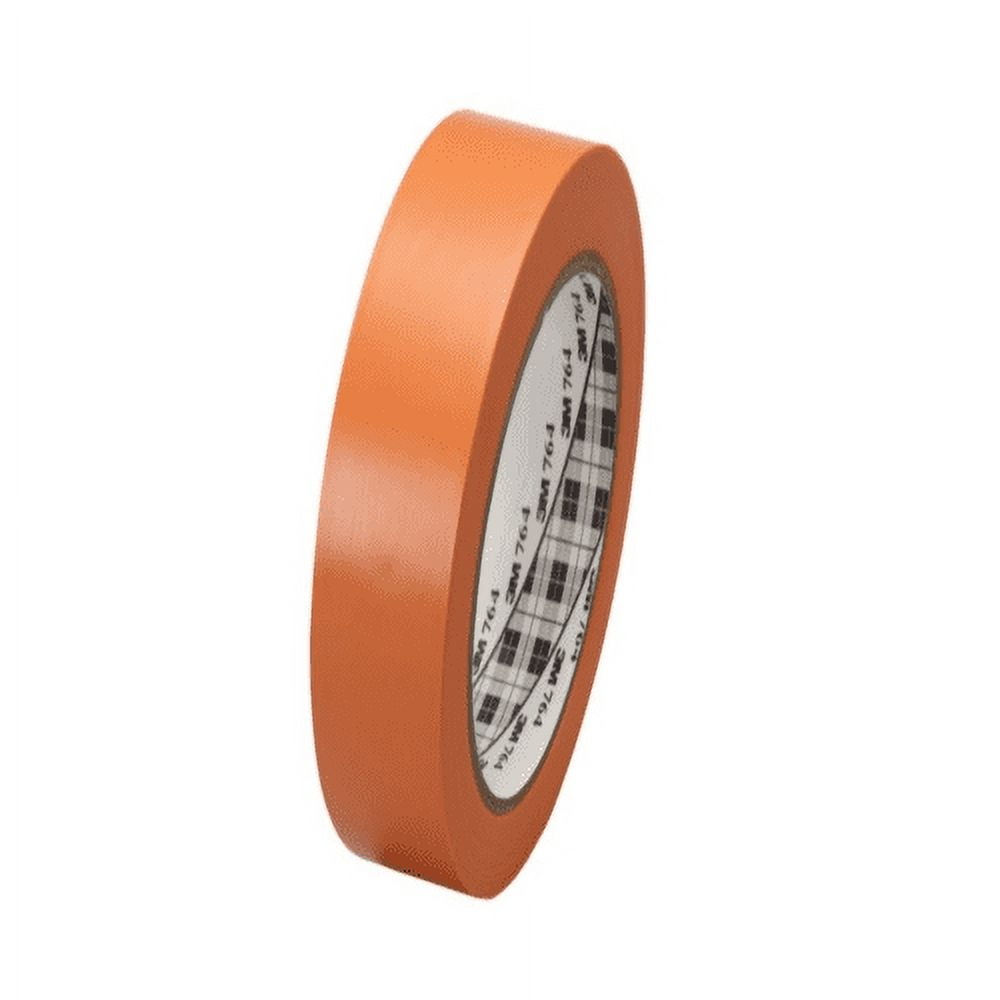 3M General Purpose Vinyl Tape 764 Orange 1" X 36 Yard Roll (36 Roll/Case)