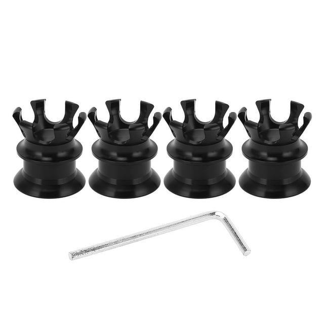 Uds bujía de motocicleta tuerca de tornillo de corona cabeza de aleación de aluminio tapa superior de perno para cámara gemela Big Twin 1340 Evo negro