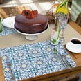 thumbnail image 3 of CounterArt Fresh Tile Pattern 4-Pack Reversible Plastic Tabletop Placemats, 3 of 7