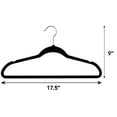 thumbnail image 2 of Elama Home Plastic Clothes Hanger Black 100 Pack (936112257M), 2 of 2
