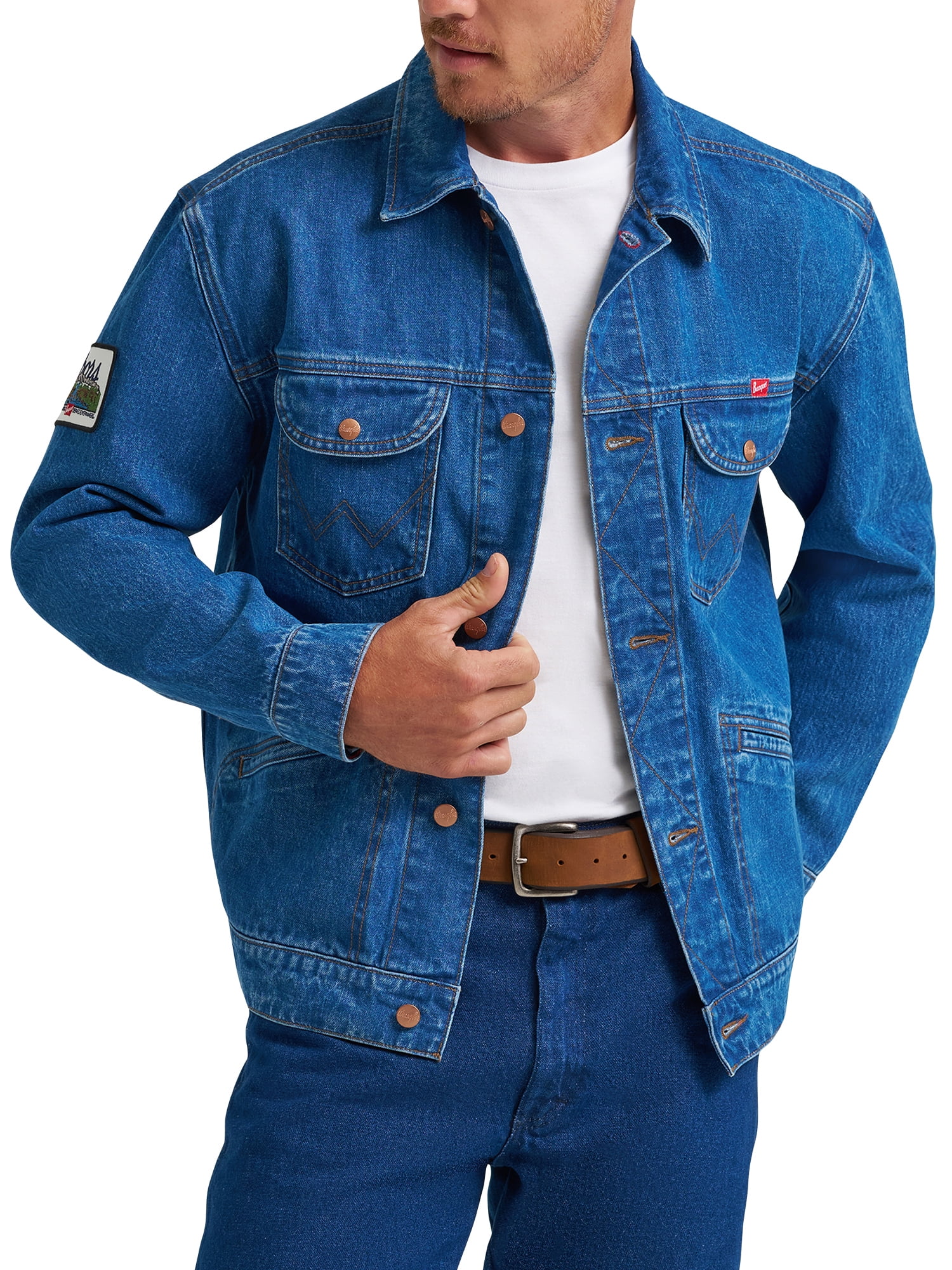 Wrangler® Men's and Big Men's Sherpa Lined Regular Fit Trucker