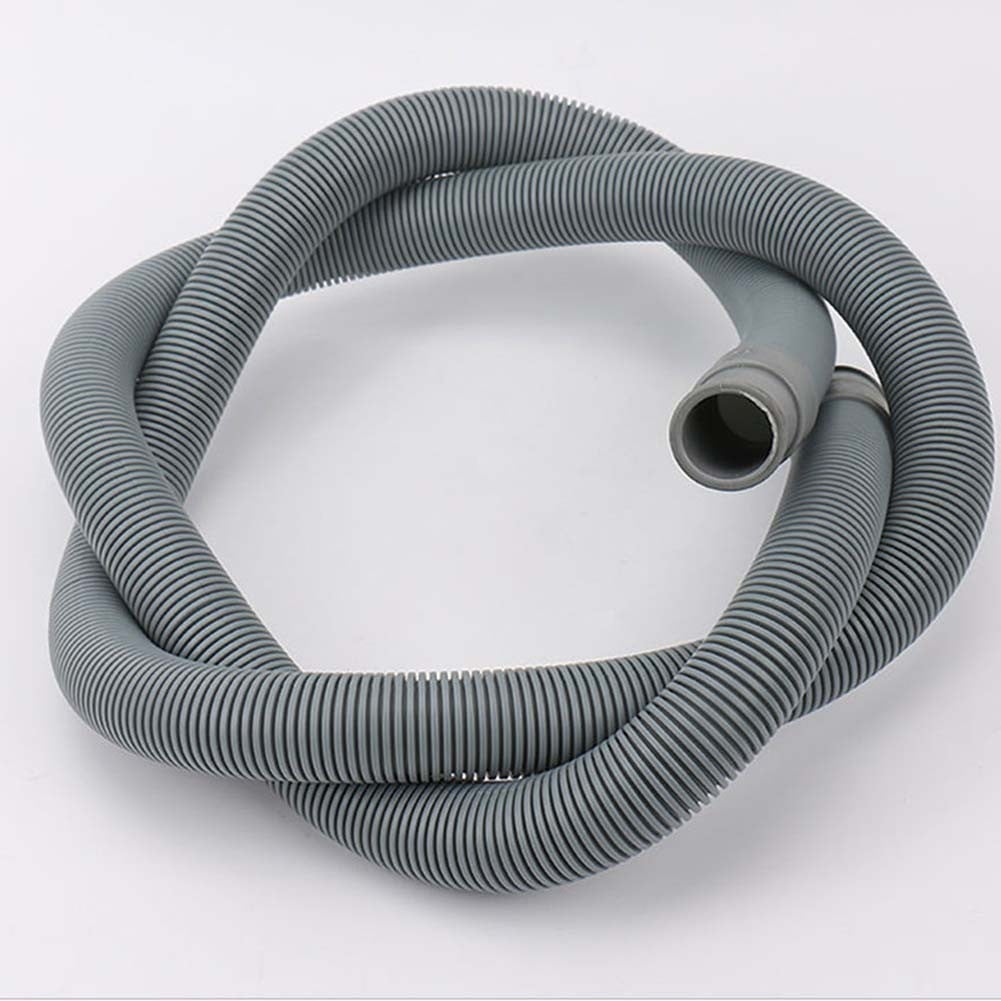 KDJ Drain Hose Extension for Washing Machines 5M with Hose Connector and Hose Clamps - for Home Decor