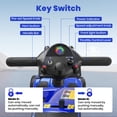 thumbnail image 5 of SACVON 4 Wheel Mobility Scooter for Seniors, 330 lbs Heavy Duty Electric Powered Scooter with 15 Miles Long Range, Swivel Seat & Removable Basket for Travel and Grocery Shopping, Blue, 5 of 10