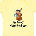 thumbnail image 4 of Inktastic String Bass My Daddy Plays the Bass Boys or Girls Baby Bodysuit, 4 of 5