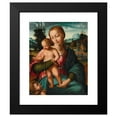 thumbnail image 2 of Felipe Pablo de San Leocadio 20x24 Black Modern Framed Museum Art Print Titled - The Madonna and Child, with the Infant Saint John the Baptist, 2 of 5