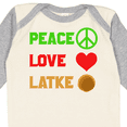 thumbnail image 4 of Inktastic Hanukkah Funny Latke Boys or Girls Long Sleeve Baby Bodysuit, 4 of 5