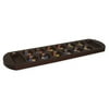 WorldWise Imports: Jumbo Wood Mancala Board, 22" Walnut Stained, 2 Players, Ages 12+