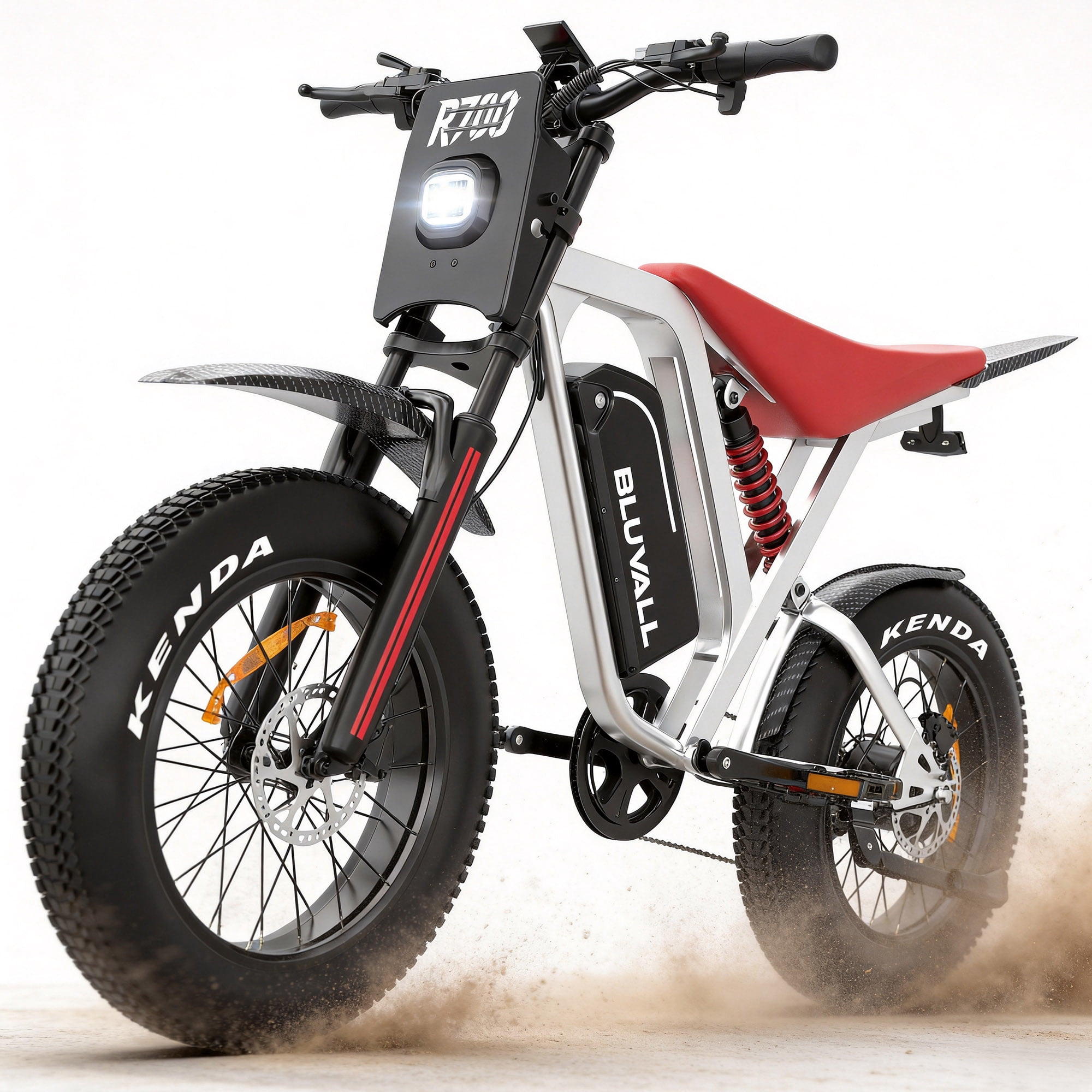 R700 Peak 3000W 20"x4.0 Fat Tire Electric Bike, 52V 25Ah Battery, Off-road E-Bike for Adults,UL2849