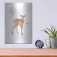 thumbnail image 4 of Luxe Metal Art 'Festive Fawn Pink Balloon' by Katrina Pete, Metal Wall Art, 12"x16", 4 of 9