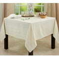 thumbnail image 4 of SARO 2136.W70S Square Stitched Tablecloth - White, 4 of 6