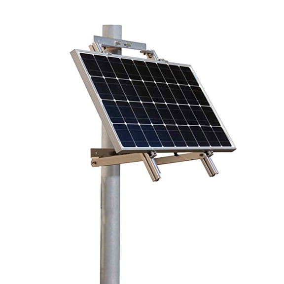 Renogy Solar Panel Pole Mount Flat Surface Off-Grid System Up to 100W