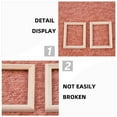 thumbnail image 3 of Mobestech 12pcs Miniature Frame with Wood Color for Art Decoration for Hobbyists, 3 of 7