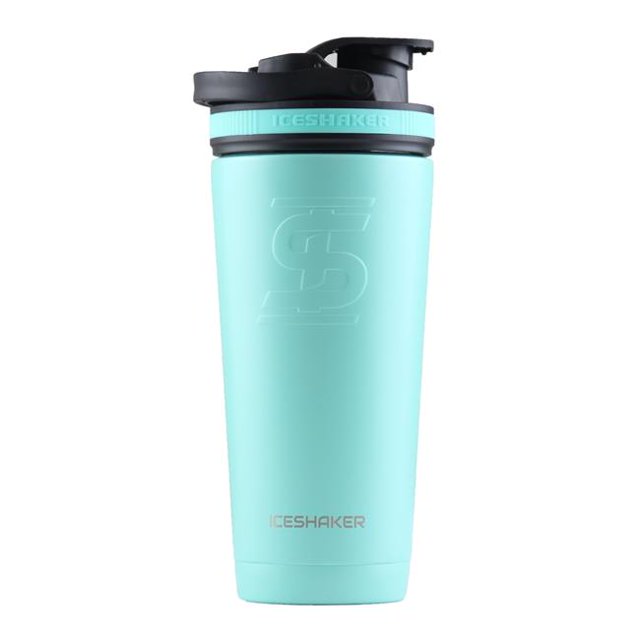 Ice Shaker 26 oz Water Bottle, Mint