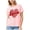 Pink, variant on Lightweight Tops Women 2026 Black Mama T Shirt Casual Mothers Day Cute,L