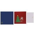 thumbnail image 2 of Christmas Greeting Card with Envelope Writing Card Cute 3D Christmas Tree Santa Claus Blessing Cards Folding Holiday Party Invitations Card New Year Gift Party Favor, 2 of 7